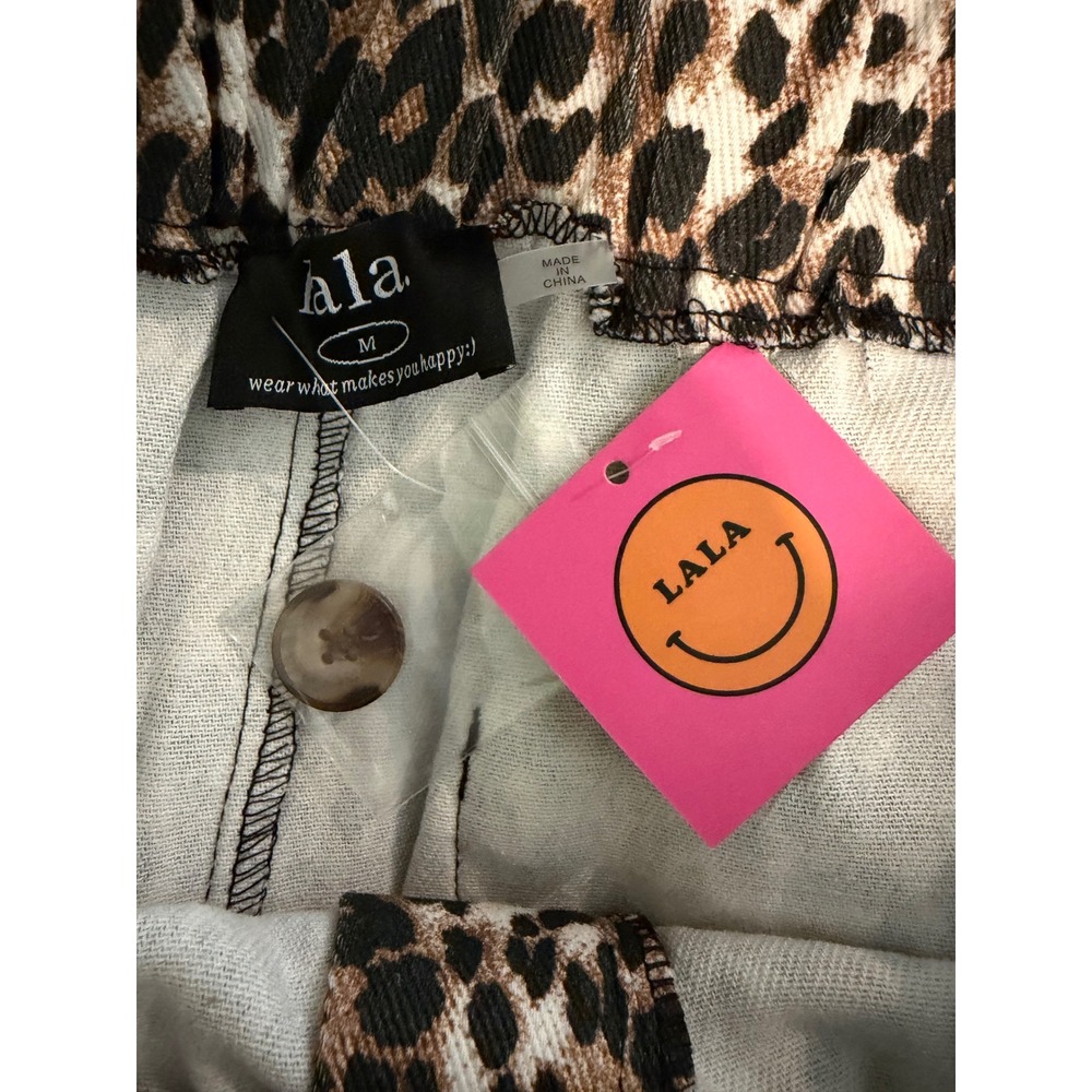 NWT Dressed in LALA Cause a Riot Leopard & Lace Maxi Skirt Mixed Media Medium - Picture 4 of 10